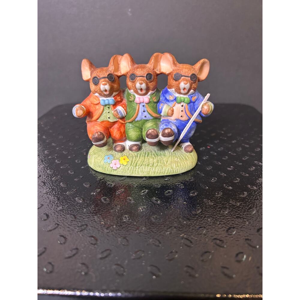Vintage Three Blind Mice Figurine